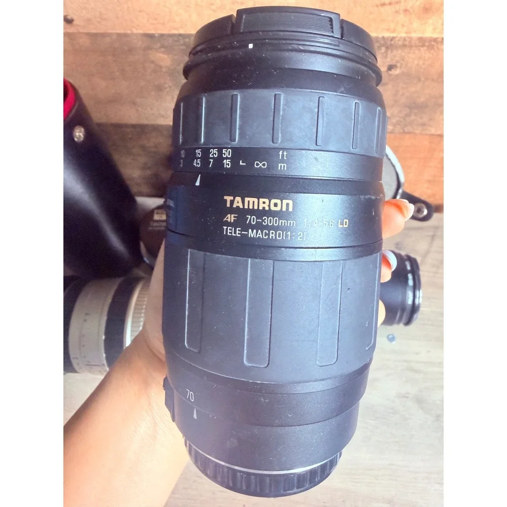 Vintage Camera Lens Lot – Tamron & Sakar Zoom Lenses + Adaptall-2 Adapters